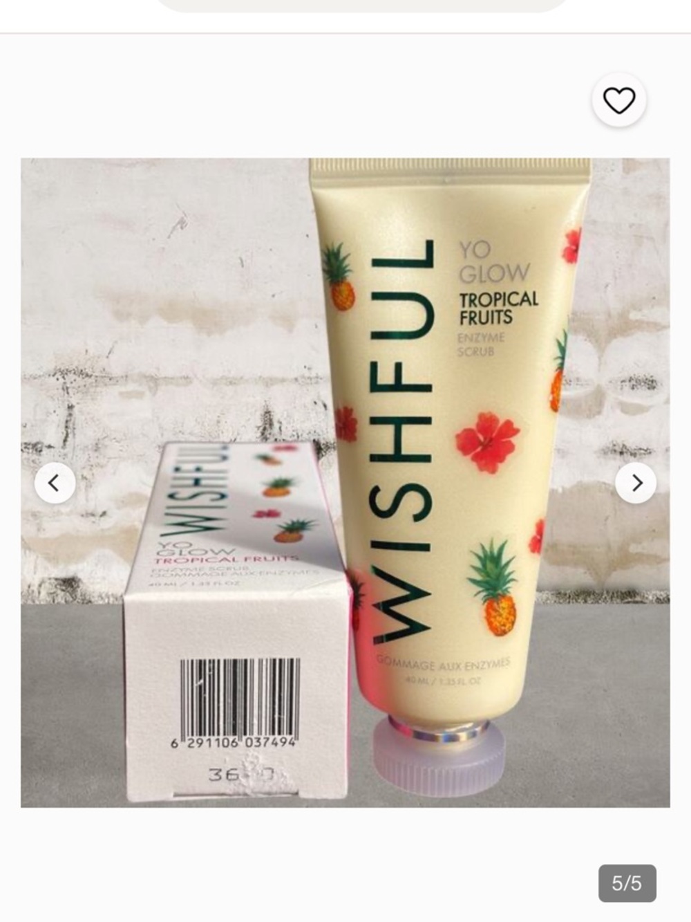 Wishful by Huda Beauty Yo Glow Tropical Fruits Enzyme Scrub - Picture 4 of 4